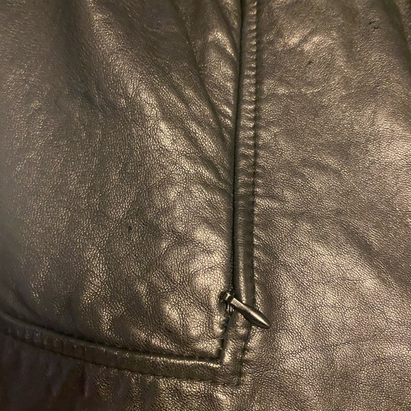 Tahari lamb leather jacket size XS - Picture 6 of 6